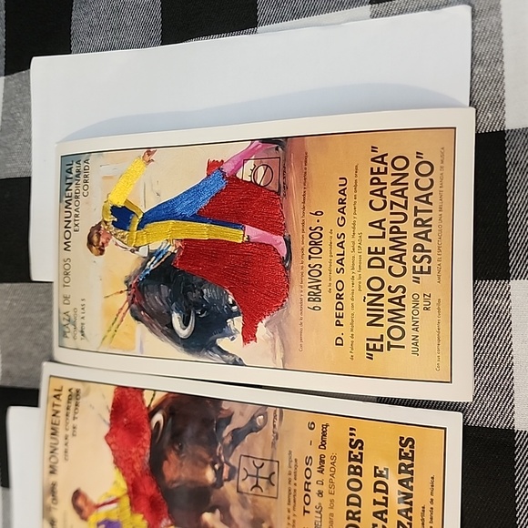 Vintage Bull Fighter Post Cards From Spain - Picture 3 of 5